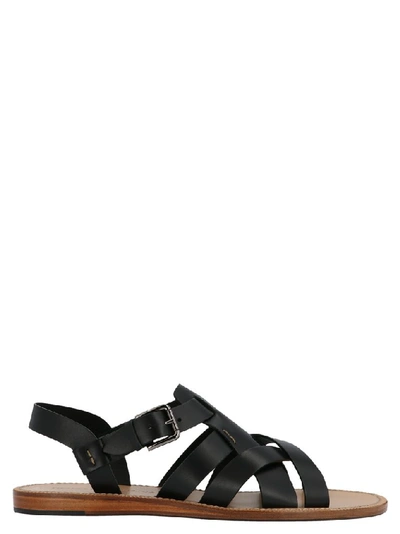 Shop Dolce & Gabbana Gladiatore Sandals In Black