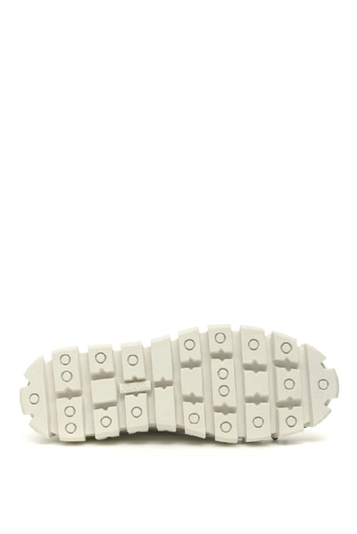 Shop Prada Studded Chunky Lace In White