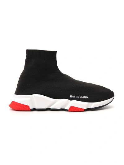 Shop Balenciaga Speed Sock Sneakers In Black