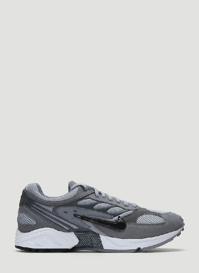 Shop Nike Air Ghost Racer Panelled Sneakers In Grey