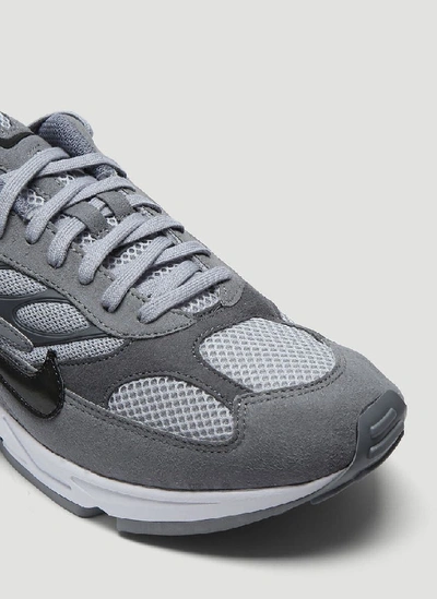 Shop Nike Air Ghost Racer Panelled Sneakers In Grey
