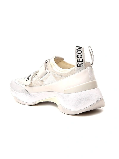 Shop Palm Angels Logo Strap Sneakers In White