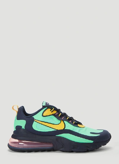 Shop Nike Air Max 270 React Lace Up Sneakers In Green