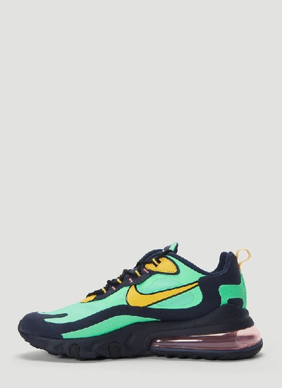 Shop Nike Air Max 270 React Lace Up Sneakers In Green