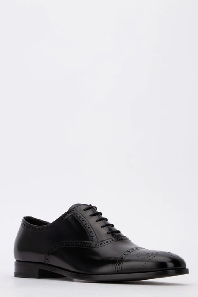 Shop Prada Oxford Brogues In Black