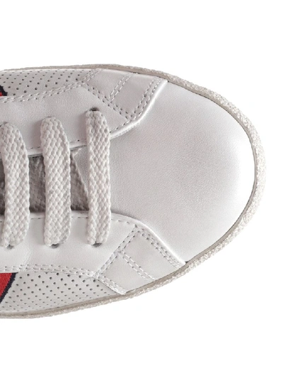 Shop Moncler Ryegrass Sneakers In White