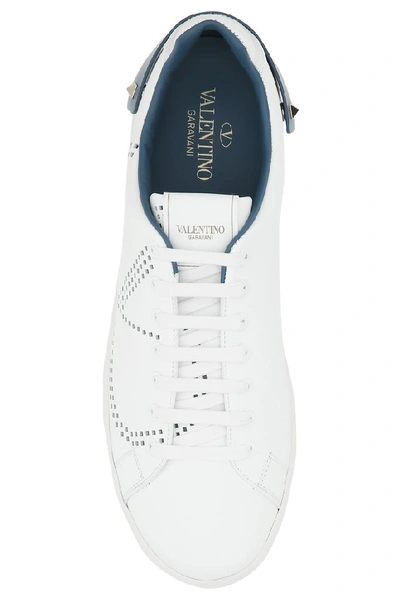 Shop Valentino Vlogo Sneakers In Multi