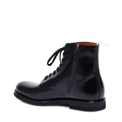 Shop Common Projects Standard Combat Boots In Black