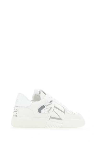 Shop Valentino Vltn Sneakers In White