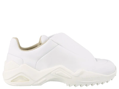 Shop Maison Margiela Future Logo Patch Low Top Sneakers In White