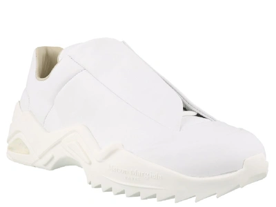 Shop Maison Margiela Future Logo Patch Low Top Sneakers In White