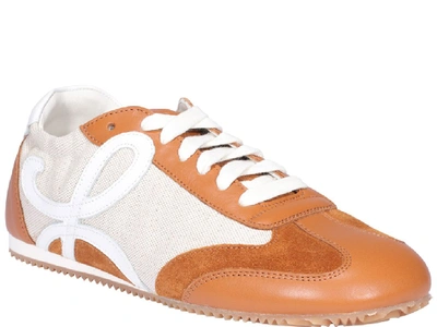 Shop Loewe Ballet Sneakers In Orange