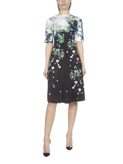 Shop Givenchy Floral Print Dress In Multi