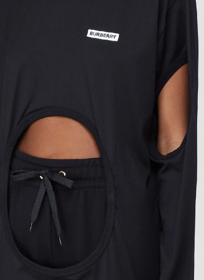 Shop Burberry Cut Out Jumper In Black