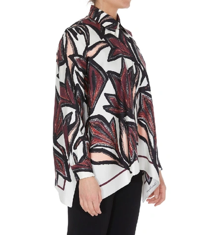 Shop Ferragamo Salvatore  Printed Shirt In Multi