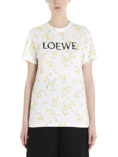 Shop Loewe Logo T In White