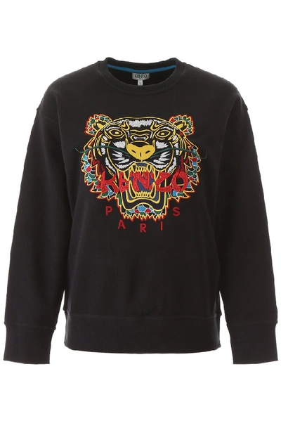Shop Kenzo Tiger Dragon Sweatshirt In Black
