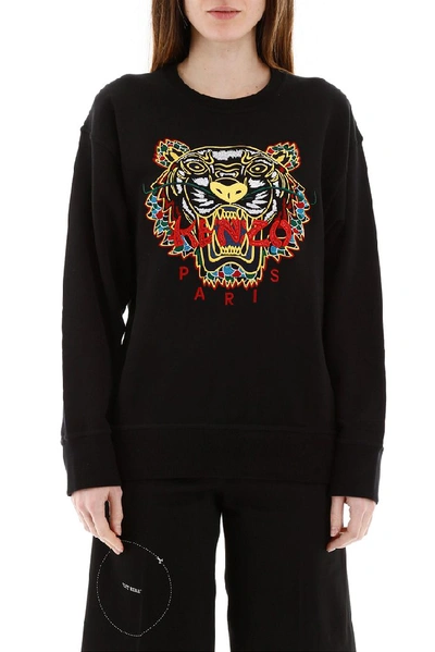 Shop Kenzo Tiger Dragon Sweatshirt In Black