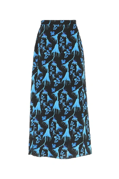 Shop Marine Serre Printed Wrap Skirt In Multi