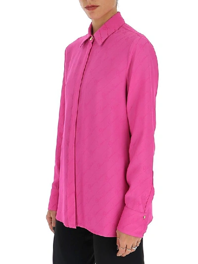 Shop Versace Classic Shirt In Pink