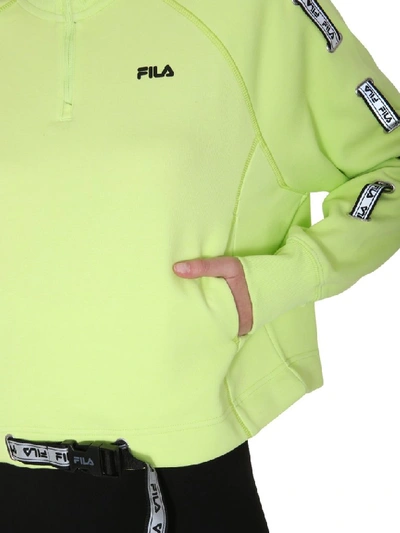 Shop Fila Ugur Sweatshirt In Green