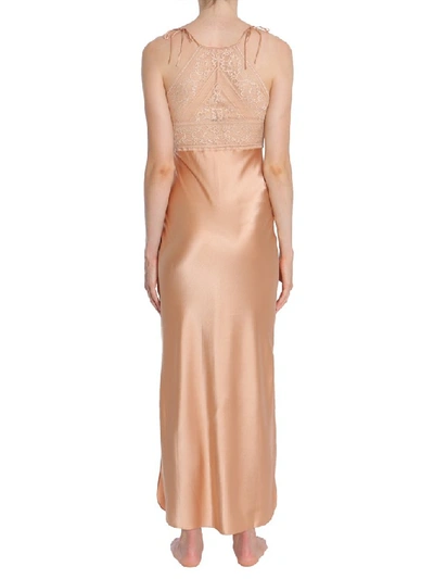 Shop Stella Mccartney Lace Detail Chemise In Pink