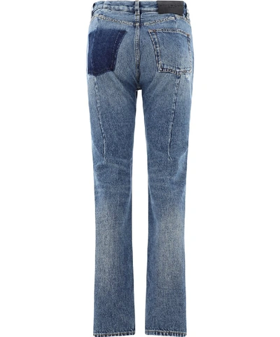 Shop Givenchy Distressed Jeans In Blue