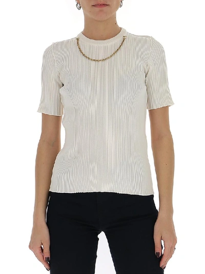 Shop Givenchy Chain Detail Top In White