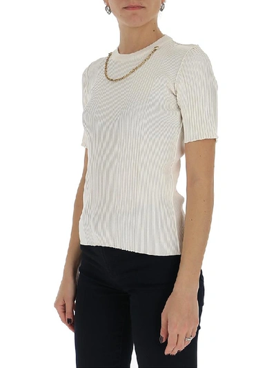 Shop Givenchy Chain Detail Top In White