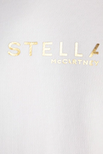 Shop Stella Mccartney Logo Print Hoodie In White