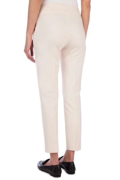 Shop Max Mara Pegno Slim Fit Trousers In Bianco