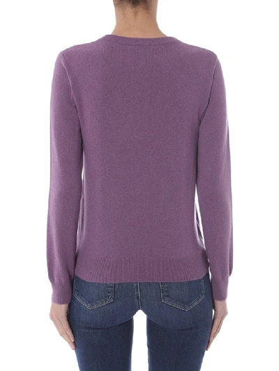 Shop Apc A.p.c. Nola Jumper In Purple