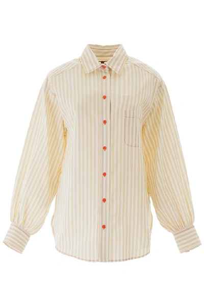 Shop Sies Marjan Striped Shirt In Yellow