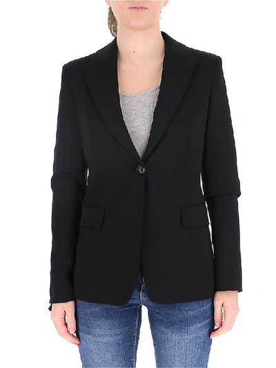 Shop Pinko Tailored Fitted Blazer In Black