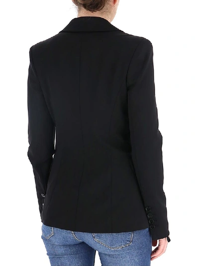 Shop Pinko Tailored Fitted Blazer In Black