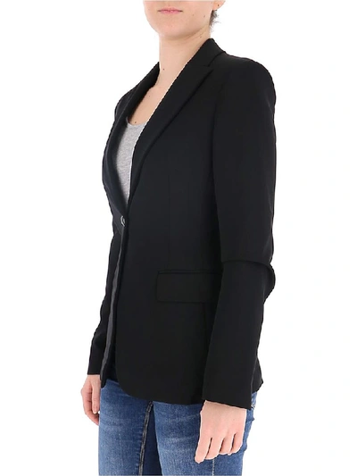 Shop Pinko Tailored Fitted Blazer In Black