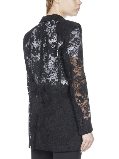 Shop Givenchy Lace Brazer In Black