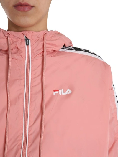 Shop Fila Tale Wind Jacket In Pink