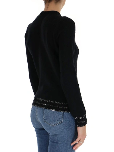 Shop Saint Laurent Love Jumper In Black