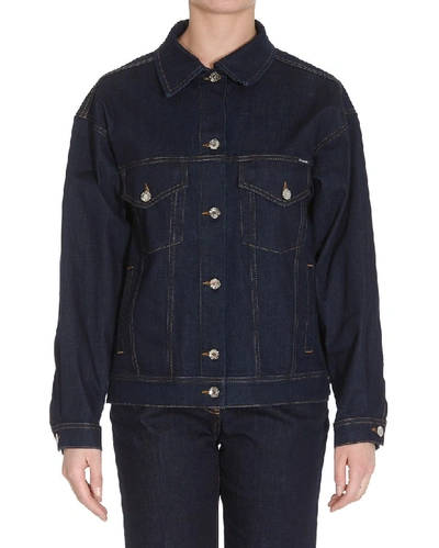 Shop Dolce & Gabbana Buttoned Denim Jacket In Blue
