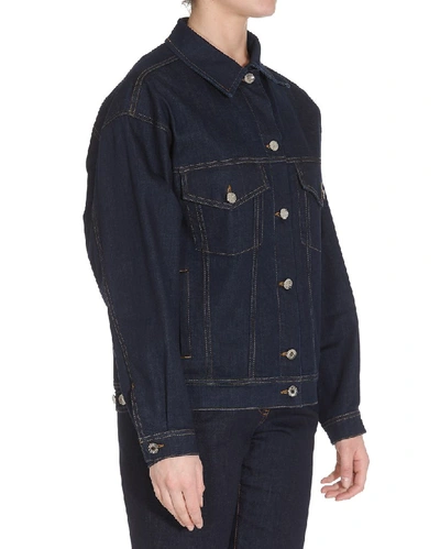 Shop Dolce & Gabbana Buttoned Denim Jacket In Blue