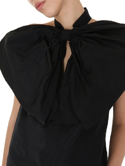 Shop Givenchy Bow Top In Black