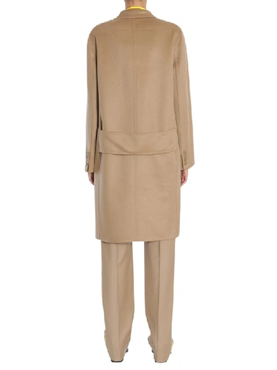 Shop Givenchy Single Breasted Coat In Beige