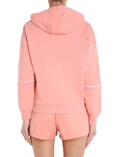 Shop Fila Tavora Hooded Sweatshirt In Pink