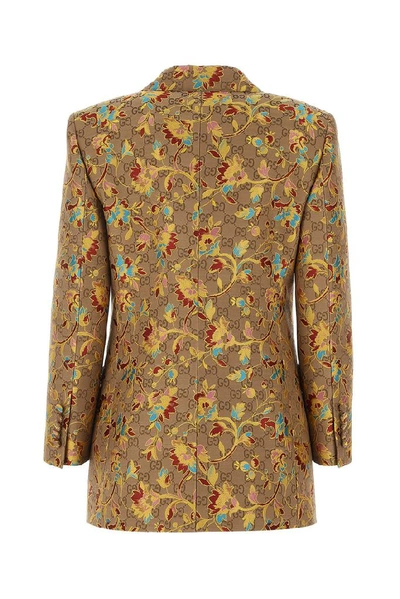 Shop Gucci Gg Ramage Jacket In Multi