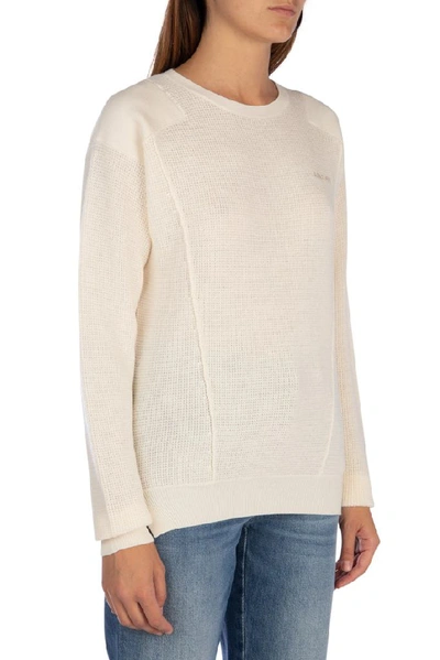 Shop Ambush Knitted Sweater In Beige