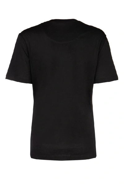 Shop Versace Avedon Logo Printed T In Black