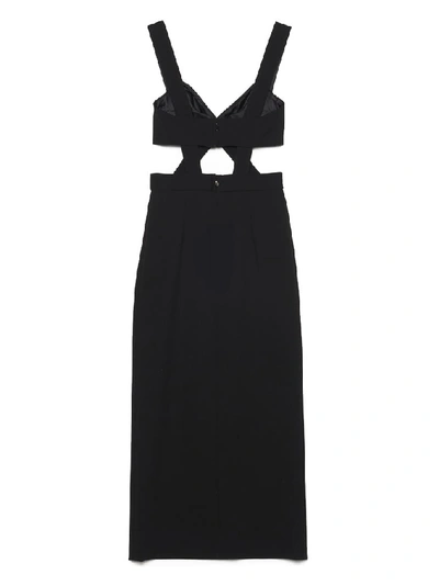 Shop Dolce & Gabbana Cut Out Dress In Black