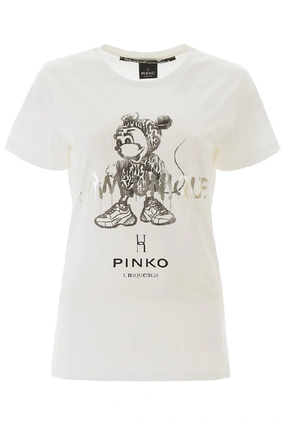 Shop Pinko I Am Unique Print T In White