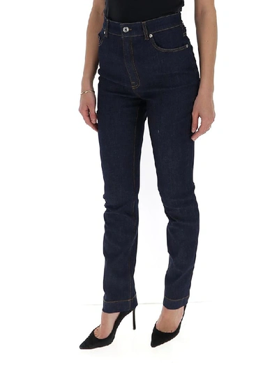 Shop Dolce & Gabbana Slim Fit Denim Jeans In Blue